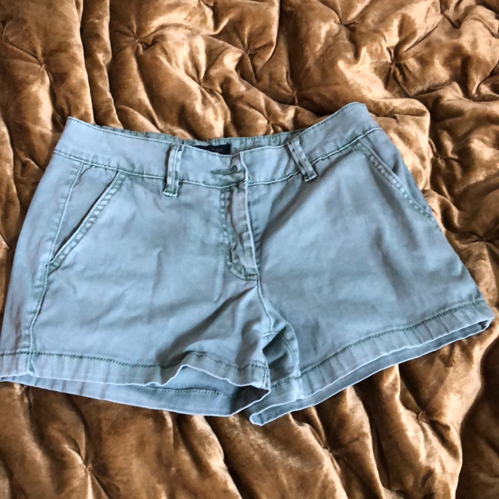 Sage green lands’ n sea shorts